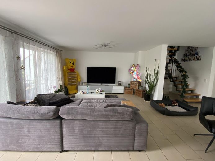 ETW Limburgerhof mit unverbaubarem Ausblick – Wohnzimmer