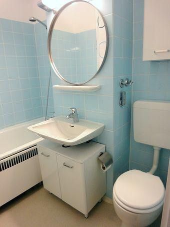 Freies möbliertes Apartment, Schwimmhalle, Sauna, S-Bahn München, von privat – Bad