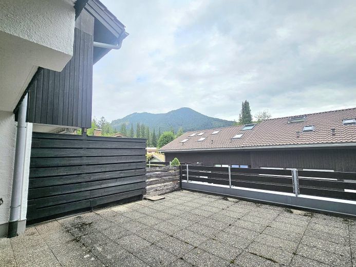 Terrasse mit Bergblick