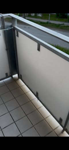 2 Zimmer Wohnung mit Balkon Nähe Uni/Uniklinik Lübeck Sankt Jürgen – West Balkon am Wohnzimmer