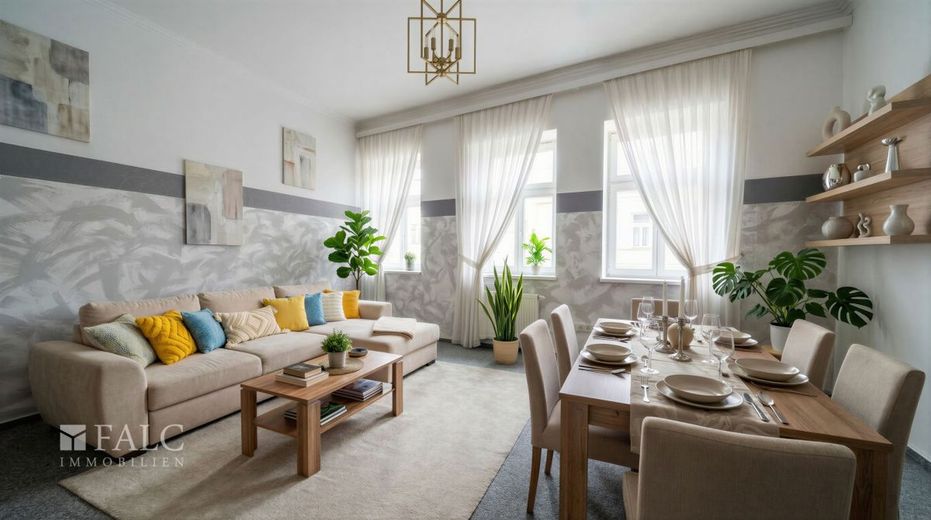 Mehrfamilienhaus mit Geschichte - FALC Immobilien Heilbronn – Viel Platz (1. OG)