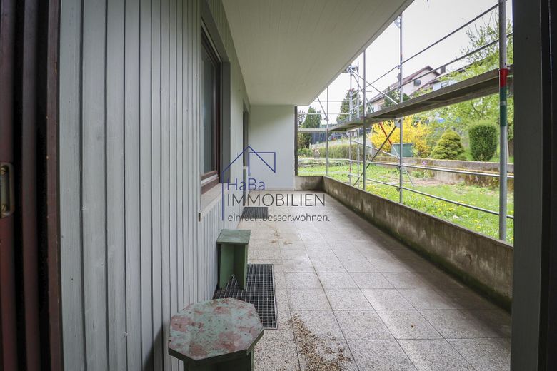 Überdachte Terrasse