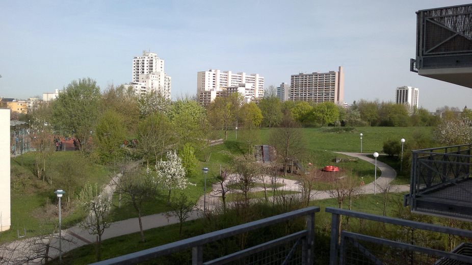 Aussicht auf Stadtpark