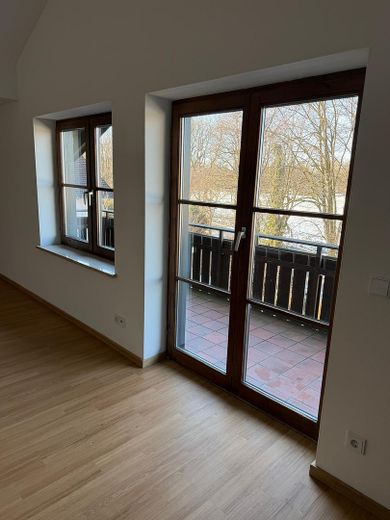 Balkontür im Wohnzimmer