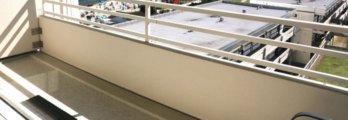 Blick vom herrlichen Balkon