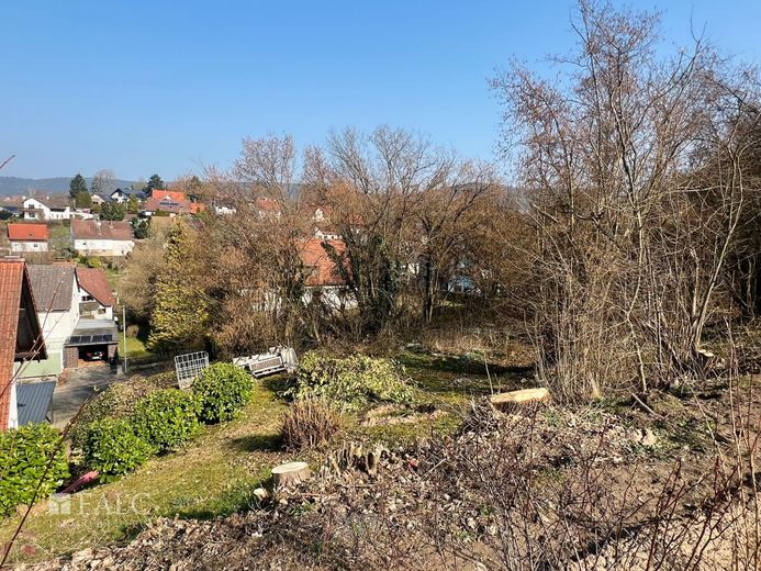 Baugrundstück in ruhiger Ortsrandlage – Ansicht von oben