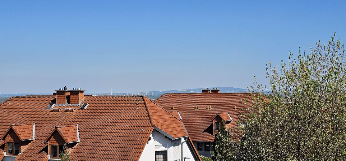 Fernblick vom Balkon