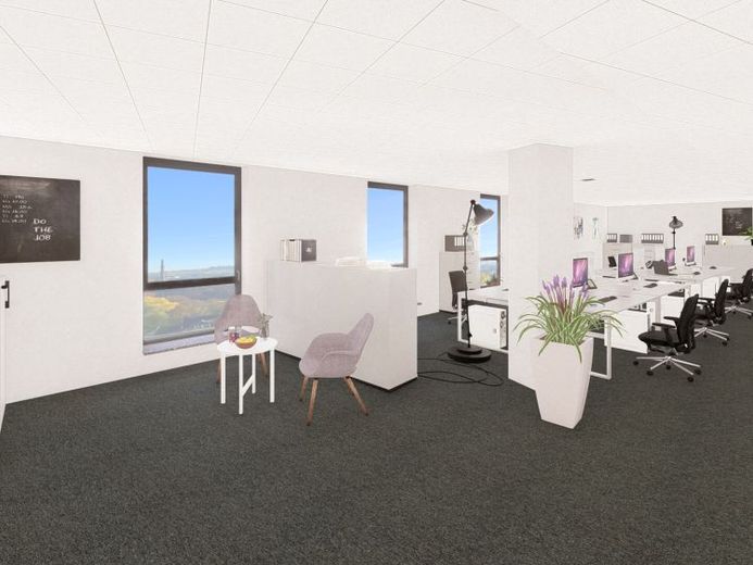Jetzt individuell gestalten: top-sanierte Bürofläche im Herzen der Stadt mit herrlichem Saale-Blick – Foto 1