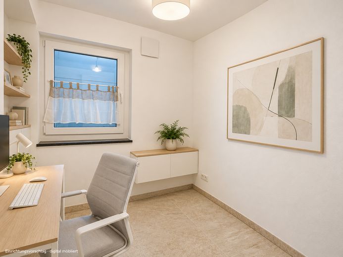 „Yaşam için bol alan – iki kat, özel bahçe, Münih yakınlarında sakin bir yaşam“ – Home-office
