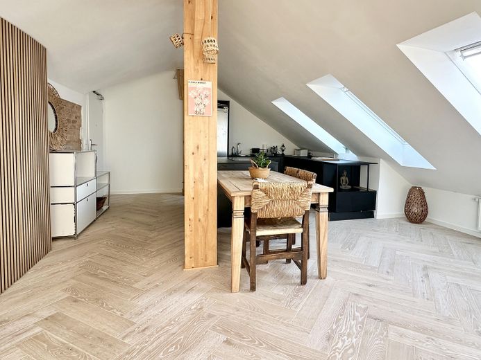 Wohnloft zur Küche