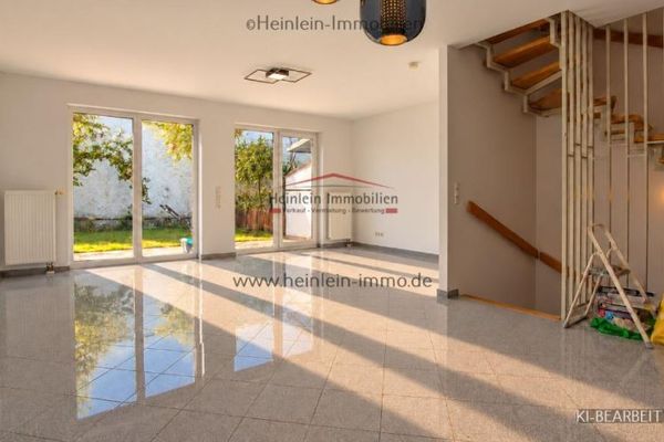 Mid-terrace house# Garage+ car parking space# Garden# 6 rooms, kitchen, bath, balcony# 2 bathrooms# GW-C# cellar# Riedstadt-Erfelden