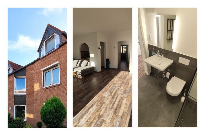 Top modernisierte 2-Zimmer-Wohnung mit Balkon und Tiefgaragen-Stellplatz an der Grenze zu HH – Titelbild