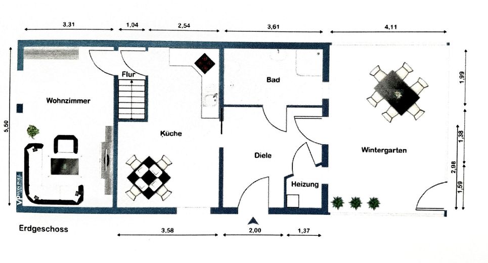 Eindwoning in rij Emden – Foto 23