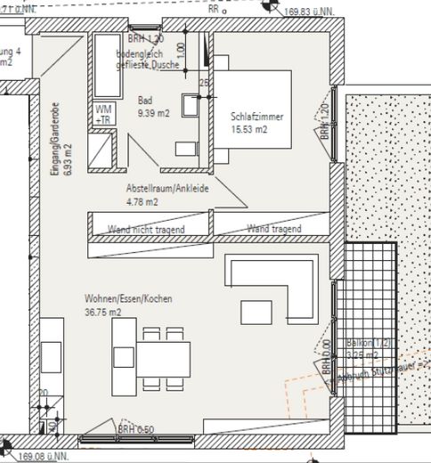 Helle 2,5-Zimmer-Wohnung mit Stellplatz & Balkon in Oberschopfheim – Foto 2