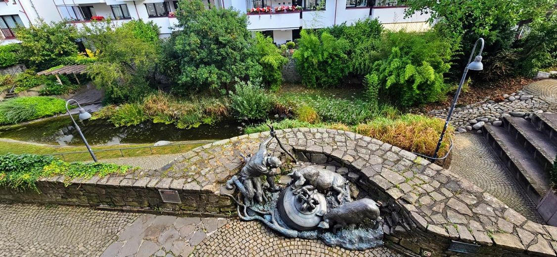 3-Zimmer-Wohnung im Herzen von Ratingen – Ausblick Schlafzimmer