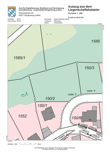 Flurkarte 150/2 & 1585