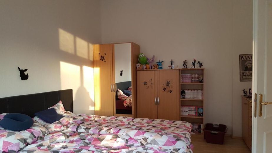 Großzügige 2-Zimmer-Altbauwohnung mit EBK in Schloßchemnitz – nur 428 € warm | sofort frei“ – Schlafzimmer
