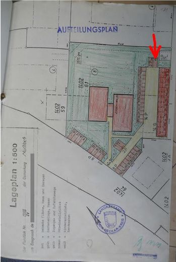 Lageplan PKW Abstellplatz