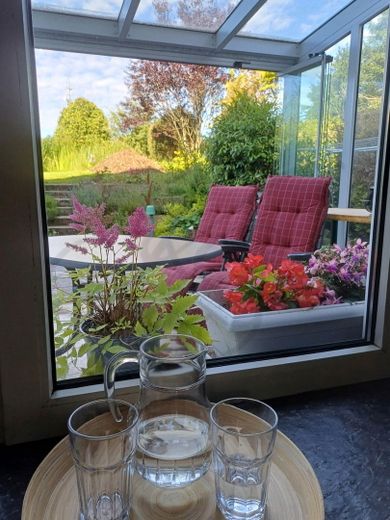 Überdachte Terrasse