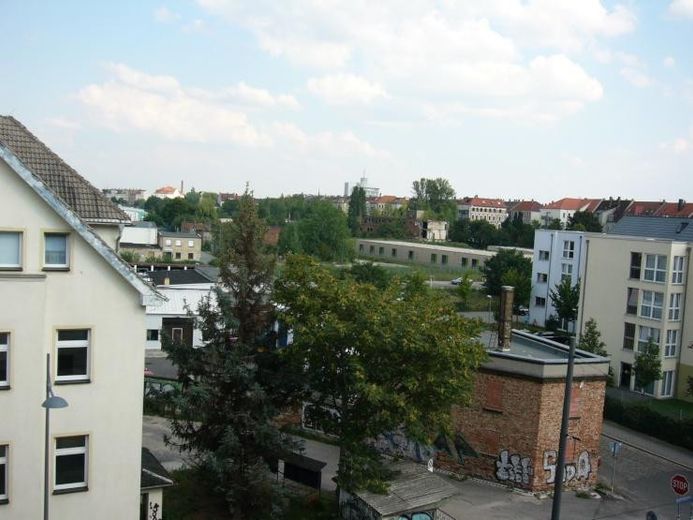 239.000 €, sonnige 3ZKB- Weitblick, fast am Hbf Leipzig, 15500 € Kaltmiete/Jahr, von Privat – Ausblich Richtung Osten
