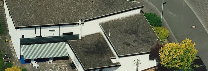 Ausgefallenes 2-Fam. Architektenhaus mit Pool,Energieausw. D, Runkel OT,provisionsfrei zu verkaufen – Vogelperspektive Haus 8 + 8A