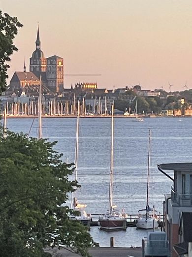 Seeblick auf Stralsund