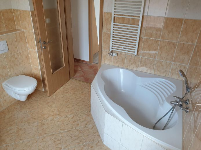 Bright 3-room apartment with large daylight bathroom and dressing room in Zwickau-Crossen – Bad