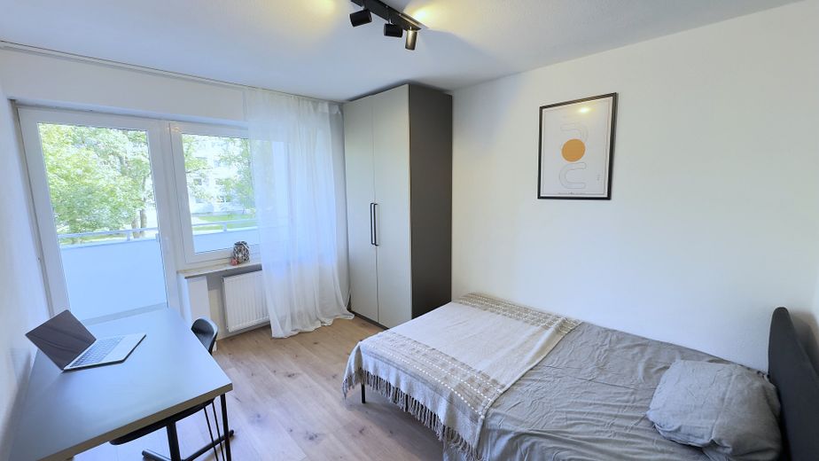 4 möblierte WG-Zimmer in München-Hadern | Kernsanierung 2026 | Erstbezug zum 01.10. – WG-Zimmer