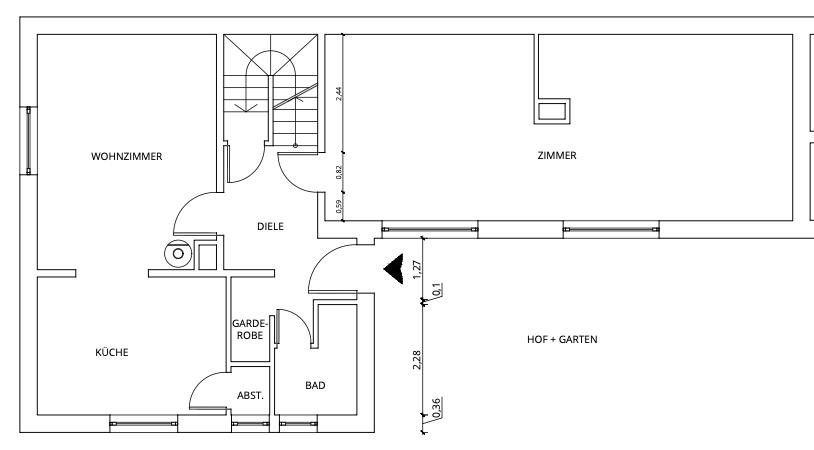 2 tolle Häuser * Neu- und Altbau * in Freisbach – Vorderhaus EG