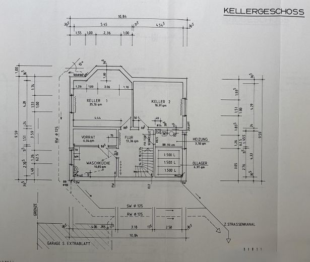Keller Grundriss