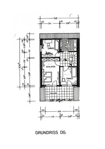 Haus in bester Südlage mit unverbaubarem Ausblick – Grundriss OG