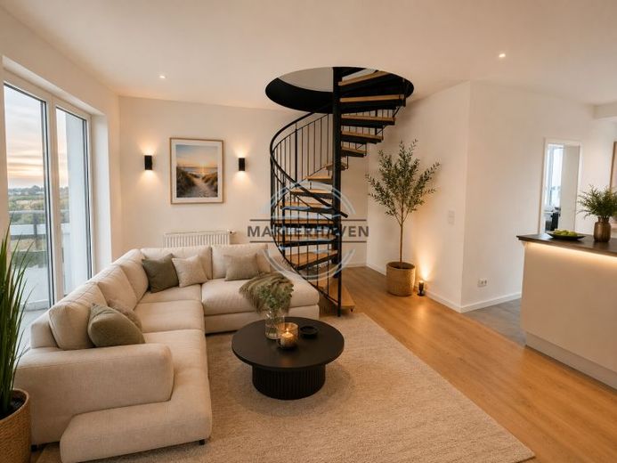 Appartement duplex exclusif de rêve avec pièce dans une tour, à quelques pas seulement de l’eau. Emplacement privilégié – Photo 1