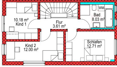 Eerste bewoning vanaf 02/2027: Modern wonen met eigen tuin in Zorneding – Obergeschoss
