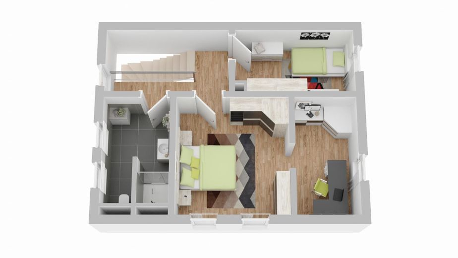 Erstbezug - Einfamilienhaus ca. 120qm mit Wohlfühlfaktor – 1.OG