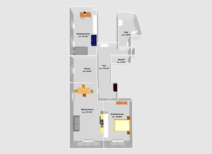 3 Zimmer Wohnung in Creglingen zu vermieten / Saniert im Dezember 2024 – Foto 23