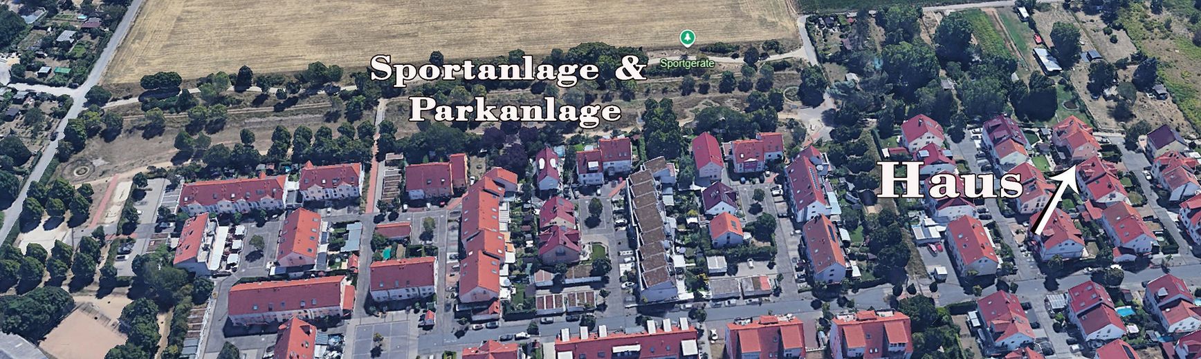 Haus nahe Sport- & Parkanlage