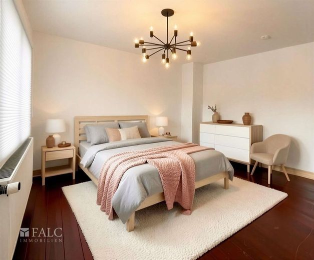 Charmantes Fachwerkhaus mit viel Potenzial – Schlafzimmer  - (KI generiert)