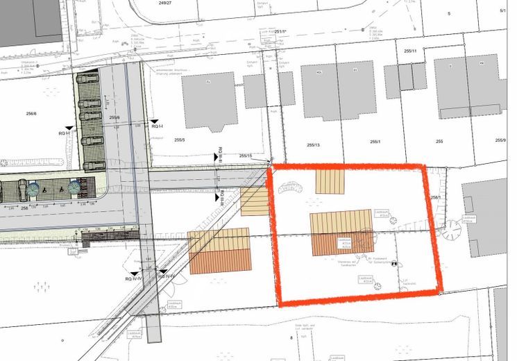 Attraktives Bau-Grundstück in Möhrendorf – Ideal für EFH oder Doppel-Haus (Teilung möglich) – Lageplan