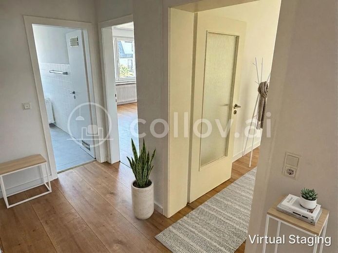 Nachmieter gesucht: Renovierte 3-Zimmer EG-Wohnung mit Balkon an der schönen Nordbahntrasse – Flur - Möblierungsidee