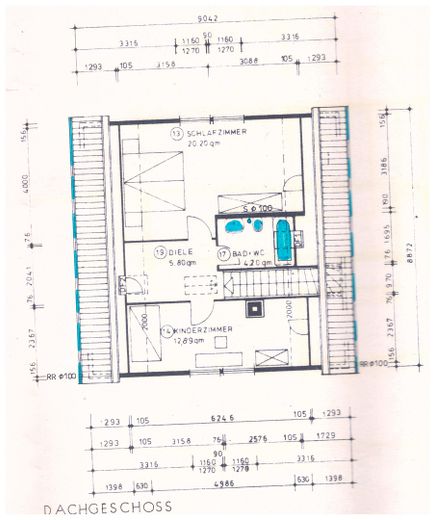 Grundriss Obergeschoss