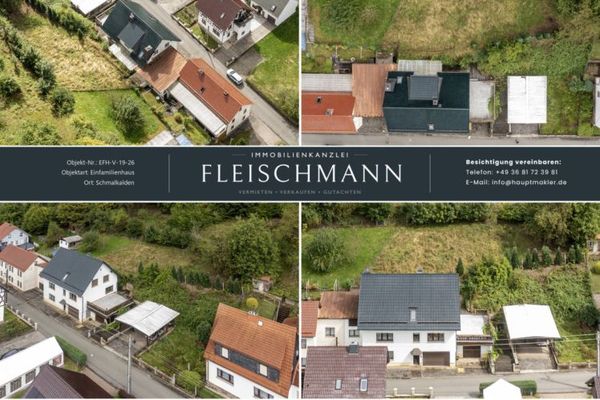 हर चीज़ के लिए जगह: 281 m² रहने का क्षेत्रफल, बड़ा बगीचा, Schmalkalden/Asbach में पाँच पार्किंग स्थान