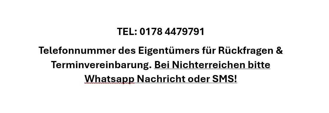 Telefonnummer Eigentümer