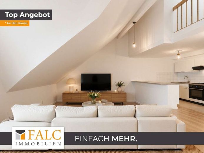 Stilvolle Maisonettewohnung mit Loggia und Stellplatz – Fotoğraf 1