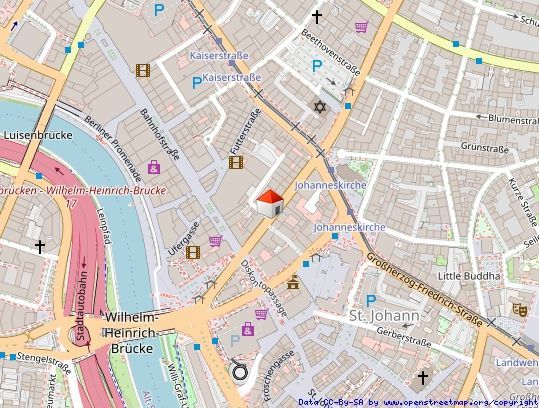 Superficie commerciale versatile in posizione centrale in città, vicino a Bahnhofstraße – Lageplan DS6