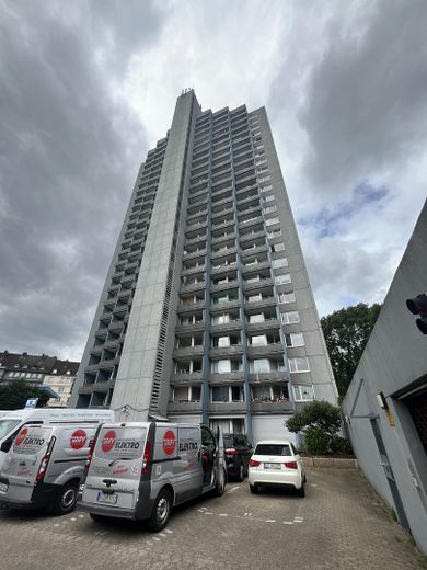 zentral gelegenes 1 Zimmer Appartement mit Balkon, möbliert in Aachen – Außenansicht