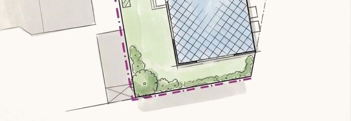 Wonderful corner plot with existing building and preliminary building approval for a multi-family house in Munich Hadern