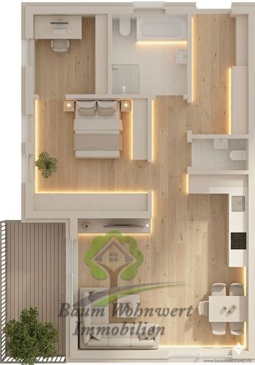 Barrierefrei &amp; Zukunftssicher: Großzügige 3-Zimmer-EG-Wohnung mit KfW-Förderung nahe Schwäbisch Gmünd – WHG4
