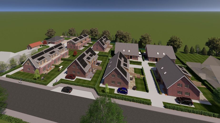 Schlüsselfertige Doppelhaushälfte in Holzrahmenbauweise – KfW40 QNG inkl. PV & Außenanlagen – Foto 1