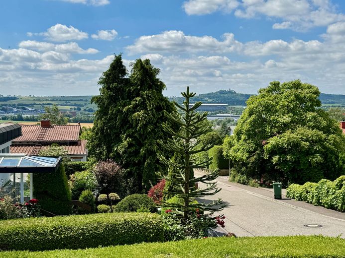 Haus in bester Südlage mit unverbaubarem Ausblick – Ausblick von Dachterrasse