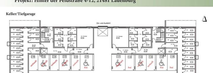 Tiefgarage & Abstellräume